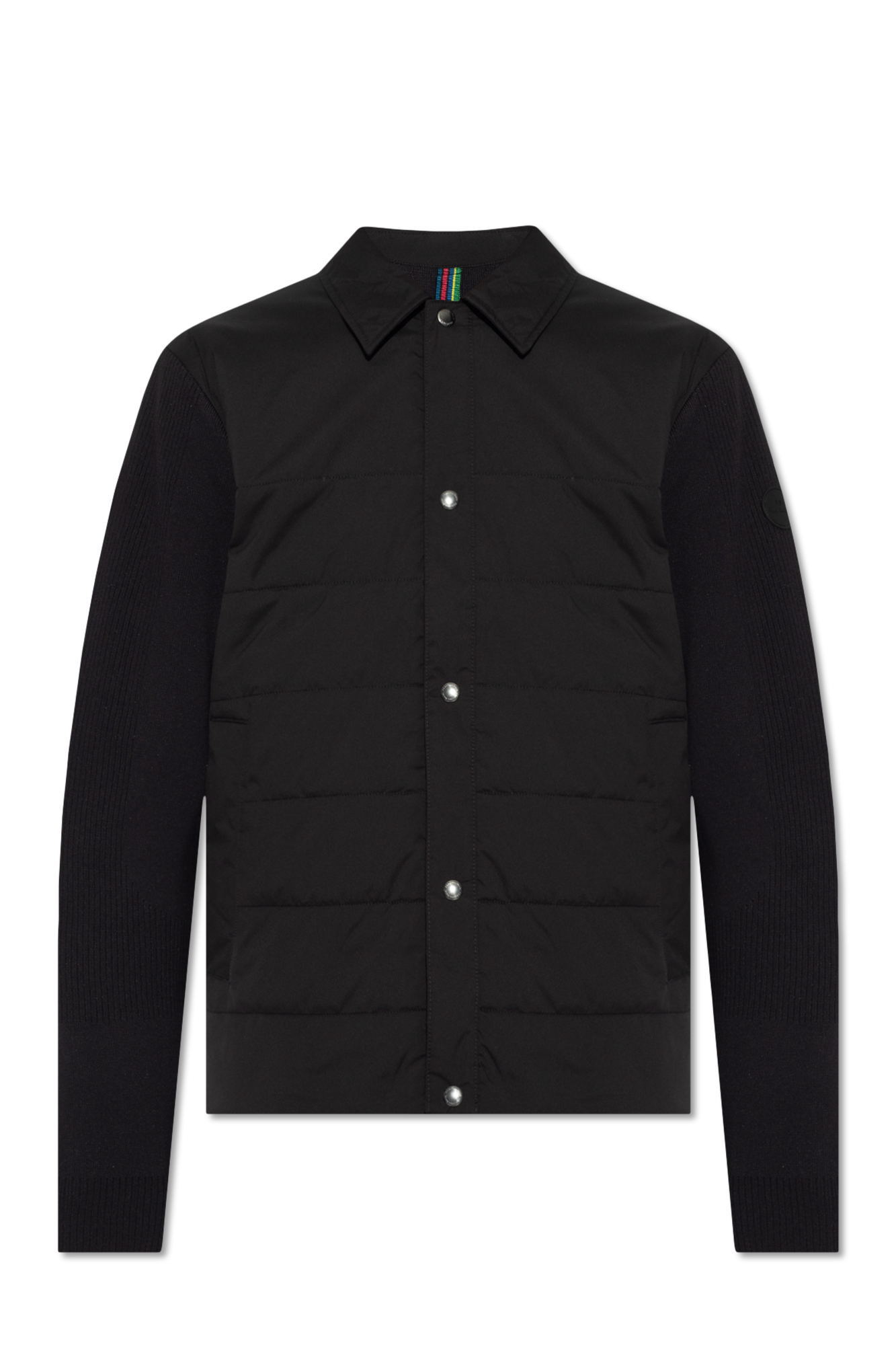 Black Jacket With Insulated Front Ps Paul Smith Vitkac Gb